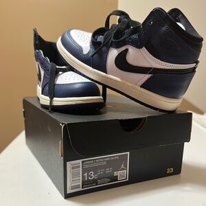 Nike Black and Blue Sneakers